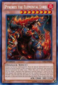 Pyrorex the Elemental Lord #CBLZ-EN040