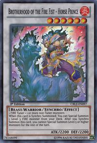 Brotherhood of the Fire Fist - Horse Prince #CBLZ-EN097