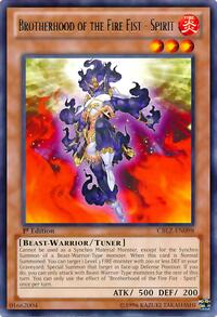 Brotherhood of the Fire Fist - Spirit #CBLZ-EN098