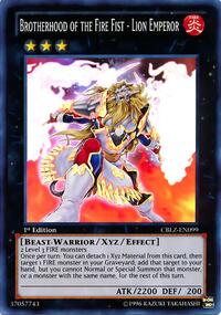 Brotherhood of the Fire Fist - Lion Emperor #CBLZ-EN099