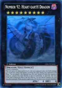 Number 92: Heart-eartH Dragon (Ghost Rare) #CBLZ-EN045