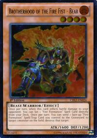 Brotherhood of the Fire Fist - Bear (UTR) #CBLZ-EN024