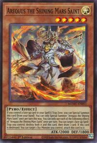 Arequus the Shining Mars Saint #MZMU-EN051