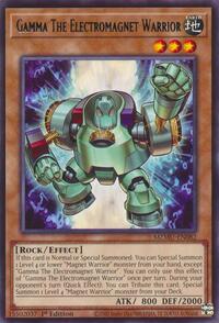 Gamma The Electromagnet Warrior #MZMU-EN082
