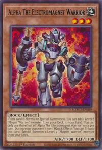 Alpha The Electromagnet Warrior #MZMU-EN080