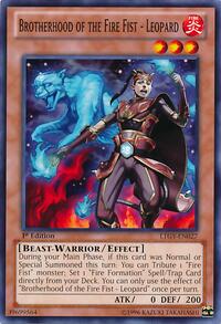 Brotherhood of the Fire Fist - Leopard #LTGY-EN027
