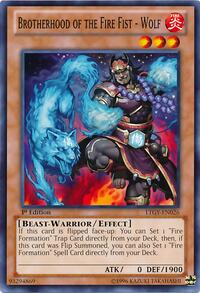 Brotherhood of the Fire Fist - Wolf #LTGY-EN026