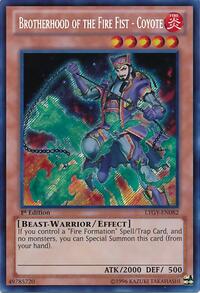 Brotherhood of the Fire Fist - Coyote #LTGY-EN082