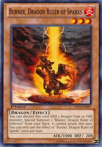 Burner, Dragon Ruler of Sparks #LTGY-EN097