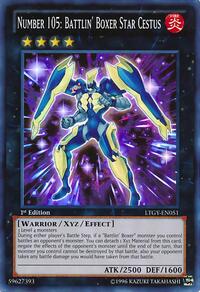 Number 105: Battlin' Boxer Star Cestus #LTGY-EN051