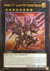 Number 107: Galaxy-Eyes Tachyon Dragon (UTR) #LTGY-EN044