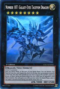 Number 107: Galaxy-Eyes Tachyon Dragon (Ghost Rare) #LTGY-EN044