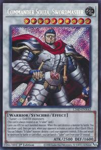 Commander Souza, Swordmaster (Secret Rare) #L26D-ENX42