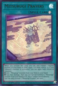 Mitsurugi Prayers (Ultra Rare) #L26D-ENM14