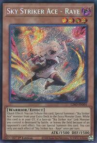 Sky Striker Ace - Raye (Alternate Art) (Secret Rare) #L26D-ENS01