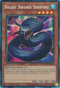 Night Sword Serpent (PCR) #RA05-EN020