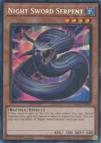Night Sword Serpent (Secret Rare) #RA05-EN020