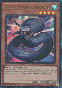 Night Sword Serpent (Ultra Rare) #RA05-EN020