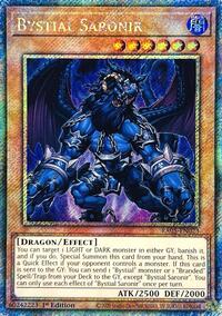 Bystial Saronir (Platinum Secret Rare) #RA05-EN023