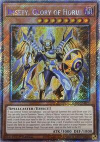 Imsety, Glory of Horus (Platinum Secret Rare) #RA05-EN027