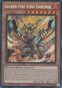 Sacred Fire King Garunix (Secret Rare) #RA05-EN031