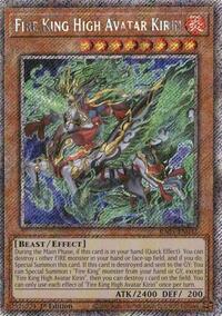Fire King High Avatar Kirin (Platinum Secret Rare) #RA05-EN032