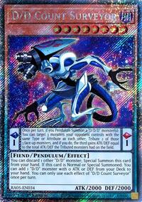 D/D Count Surveyor (Platinum Secret Rare) #RA05-EN034