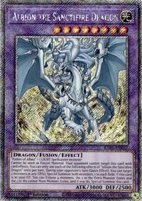 Albion the Sanctifire Dragon (Platinum Secret Rare) #RA05-EN037