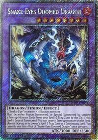 Snake-Eyes Doomed Dragon (Platinum Secret Rare) #RA05-EN039