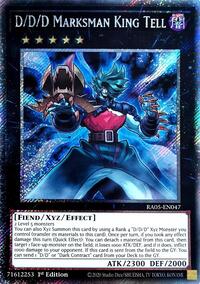 D/D/D Marksman King Tell (Platinum Secret Rare) #RA05-EN047