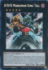 D/D/D Marksman King Tell (Secret Rare) #RA05-EN047