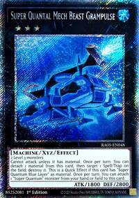 Super Quantal Mech Beast Grampulse (Platinum Secret Rare) #RA05-EN048