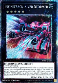 Infinitrack River Stormer (Platinum Secret Rare) #RA05-EN049