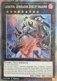 Laevatein, Generaider Boss of Shadows (Platinum Secret Rare) #RA05-EN051