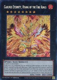 Garunix Eternity, Hyang of the Fire Kings (Secret Rare) #RA05-EN052