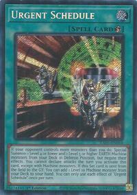 Urgent Schedule (Secret Rare) #RA05-EN064