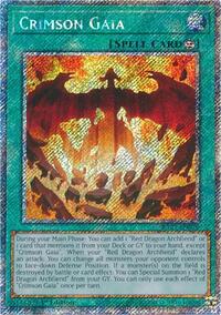Crimson Gaia (Platinum Secret Rare) #RA05-EN070