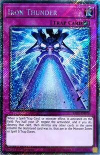 Iron Thunder (Platinum Secret Rare) #RA05-EN079