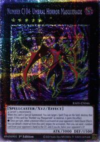 Number C104: Umbral Horror Masquerade (Starlight Rare) #RA05-EN046