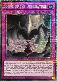 Songs of the Dominators (Starlight Rare) #RA05-EN081