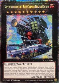 Superdreadnought Rail Cannon Gustav Rocket (Starlight Rare) #BLZD-EN043