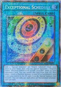 Exceptional Schedule (Starlight Rare) #BLZD-EN054