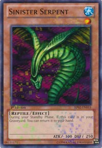 Sinister Serpent (Mosaic Rare) #BP02-EN015