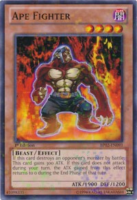 Ape Fighter (Mosaic Rare) #BP02-EN093