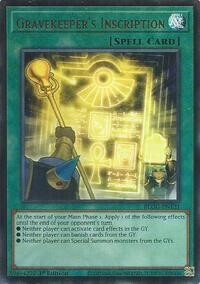 Gravekeeper's Inscription #BLGG-EN121