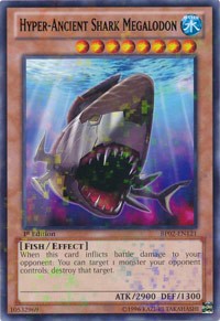 Hyper-Ancient Shark Megalodon (Mosaic Rare) #BP02-EN121
