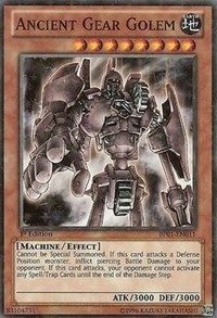 Ancient Gear Golem (Starfoil) #BP01-EN011