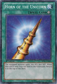 Horn of the Unicorn (Starfoil) #BP01-EN069
