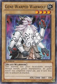 Gene-Warped Warwolf (Starfoil) #BP01-EN116