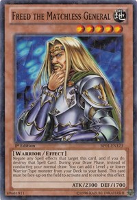 Freed the Matchless General (Starfoil) #BP01-EN123